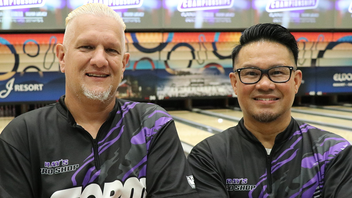 Matthew Weathers and Patrick Sadorra at the 2026 USBC Open Championships